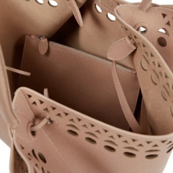 Alaia Angèle 25 Grained Leather Top Handle Bag - Picture 2 of 2